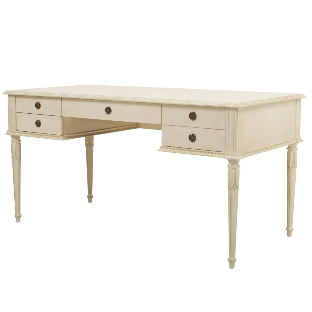 Handmade French Daphne Writing Desk with Drawers - Desks & Desk Chairs - The Well Appointed House