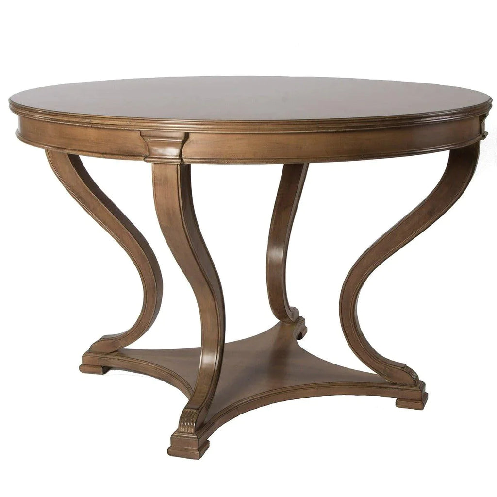 Handmade French Louis Round Accent Table - Side & Accent Tables - The Well Appointed House