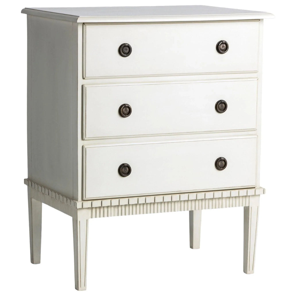 Handmade French Three Drawer Wood Chest - Nightstands & Chests - The Well Appointed House