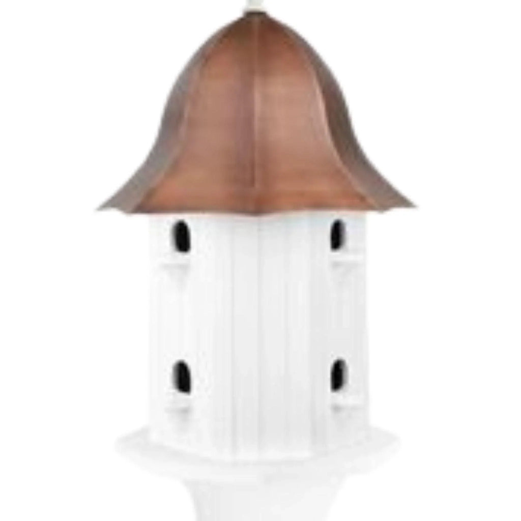 Hardwood Dovecote Manor Bird House with Copper Roof - Birdhouses - The Well Appointed House