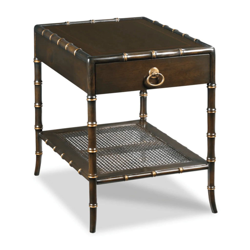 Henry Faux Bamboo Side Table - Side & Accent Tables - The Well Appointed House