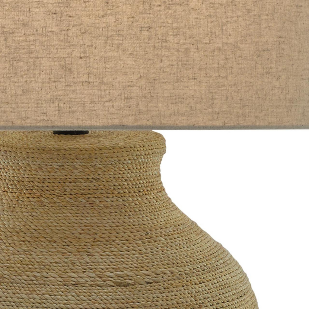 Hensen Rope Table Lamp in Natural - The Well Appointed House