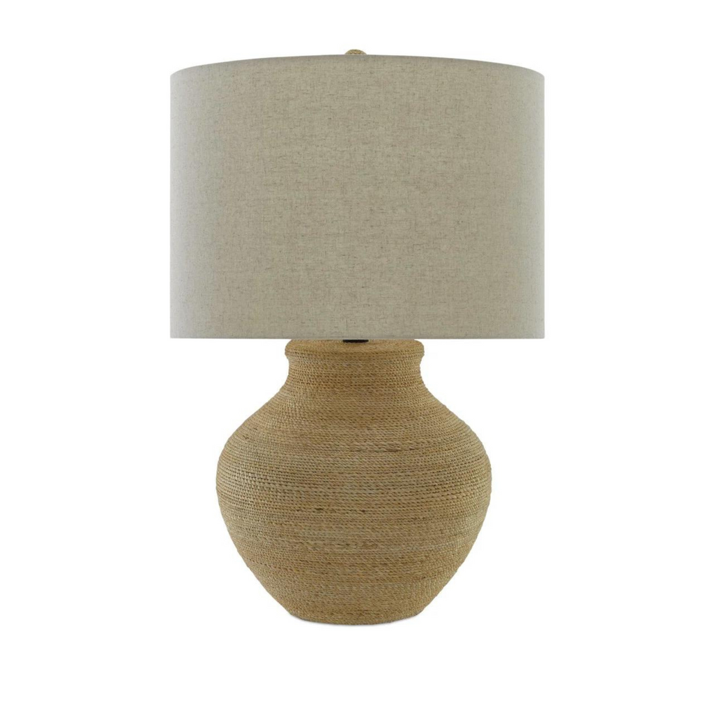 Hensen Rope Table Lamp in Natural - The Well Appointed House