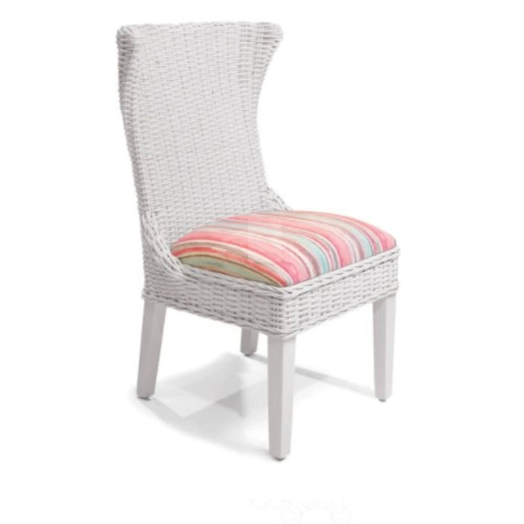 High Back Wicker Dining Side Chair - Dining Chairs - The Well Appointed House
