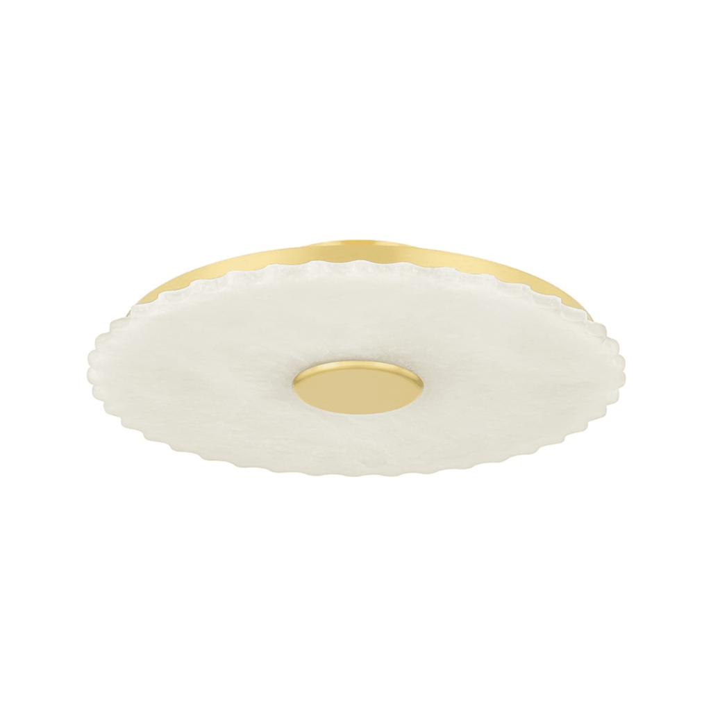 Highland Falls Spanish Alabaster Ceiling Light - Flush Mounts - The Well Appointed House