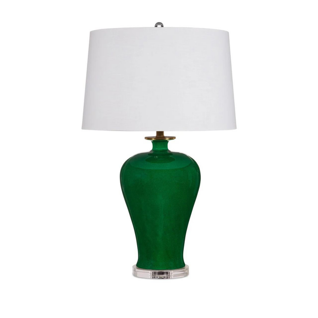 Imperial Green Table Lamp - The Well Appointed House 