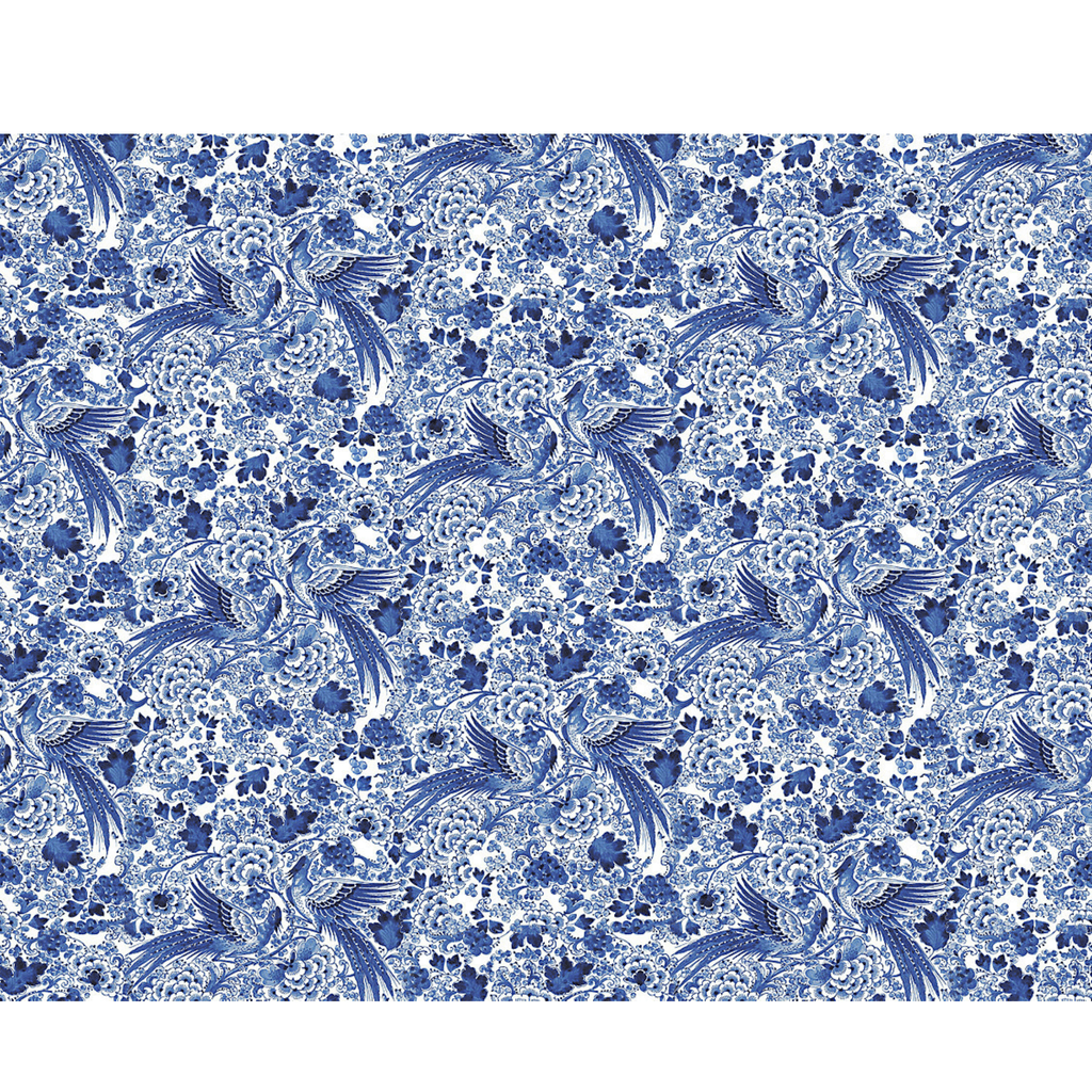 Inspiration Scalamandre Fabric in Blue & White - Fabric by the Yard - The Well Appointed House