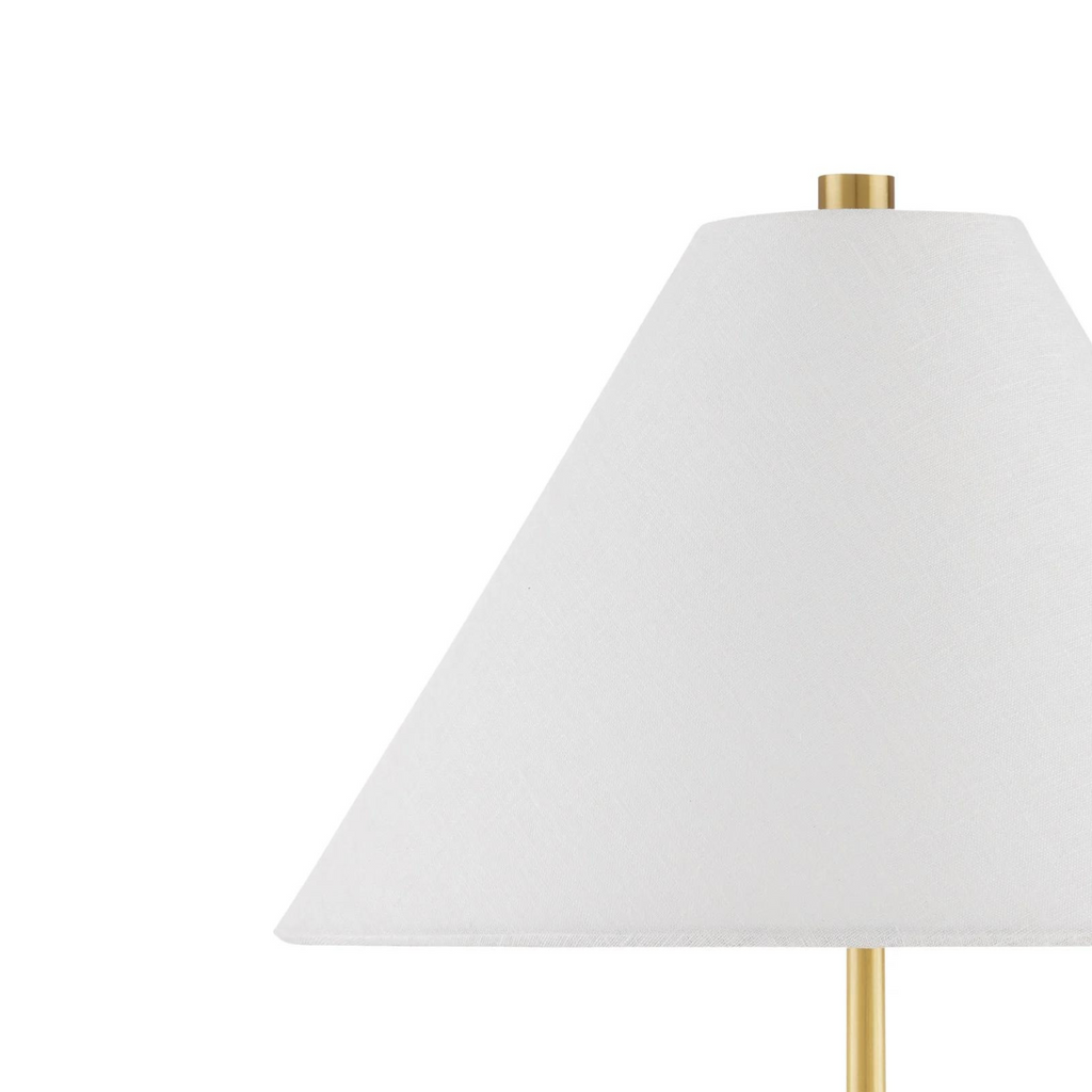 Ippolito Console Lamp in Antique Brass Finish - The Well Appointed House 