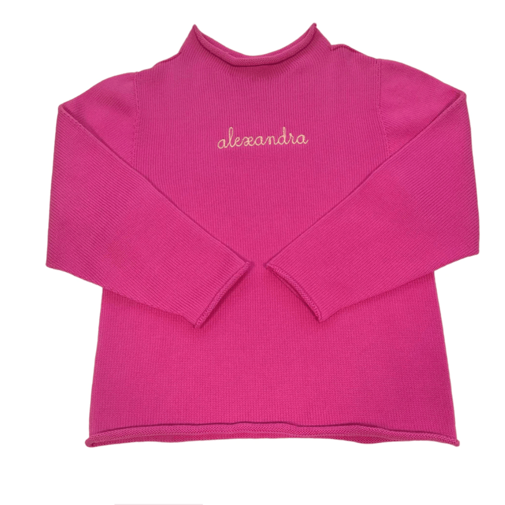 Jersey Rollneck Sweater - - The Well Appointed House