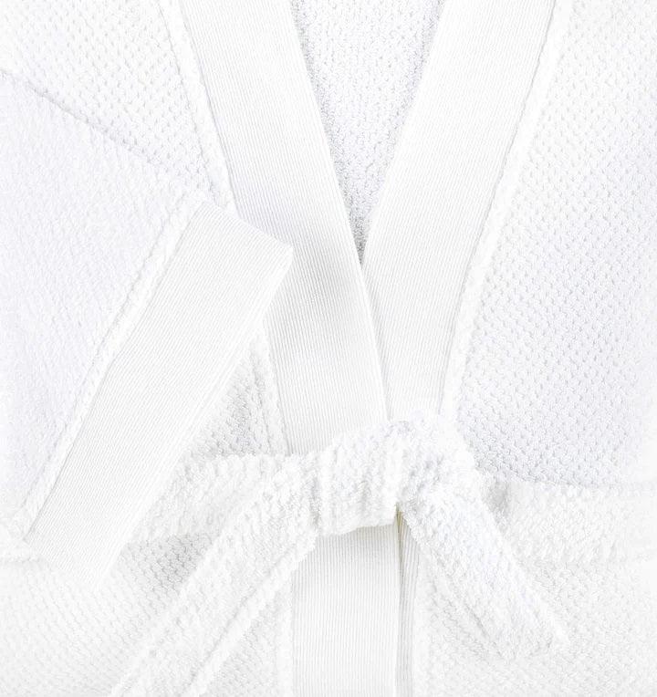 Jubilee Textured Bathrobe in White - Robes & Pajamas - The Well Appointed House
