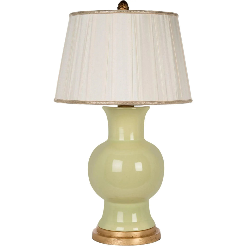 Juliette Citrus Couture Table Lamp With Gold Leaf Base - Table Lamps - The Well Appointed House