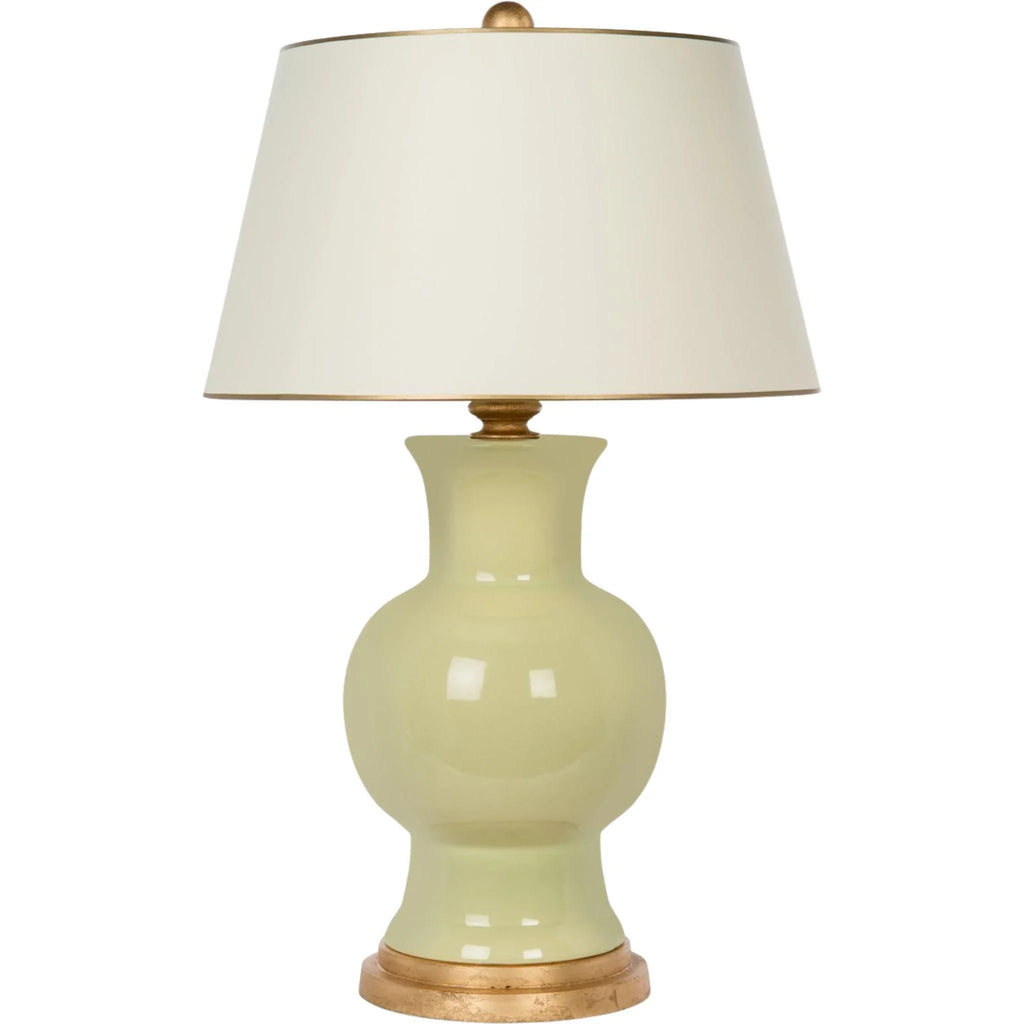 Juliette Citrus Table Lamp With Gold Leaf Accents - Table Lamps - The Well Appointed House