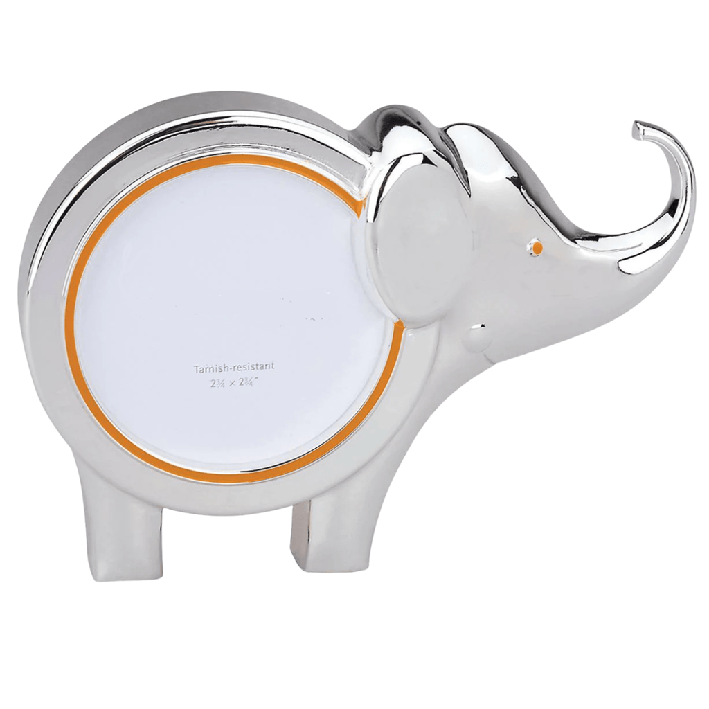 Jungle Parade Silverplate Elephant Photo Frame - Baby Gifts - The Well Appointed House
