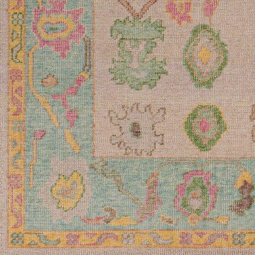 Kars Hand Knotted Green, Blue, Pink & Yellow Area Rug - Available in a Variety of Sizes - Rugs - The Well Appointed House