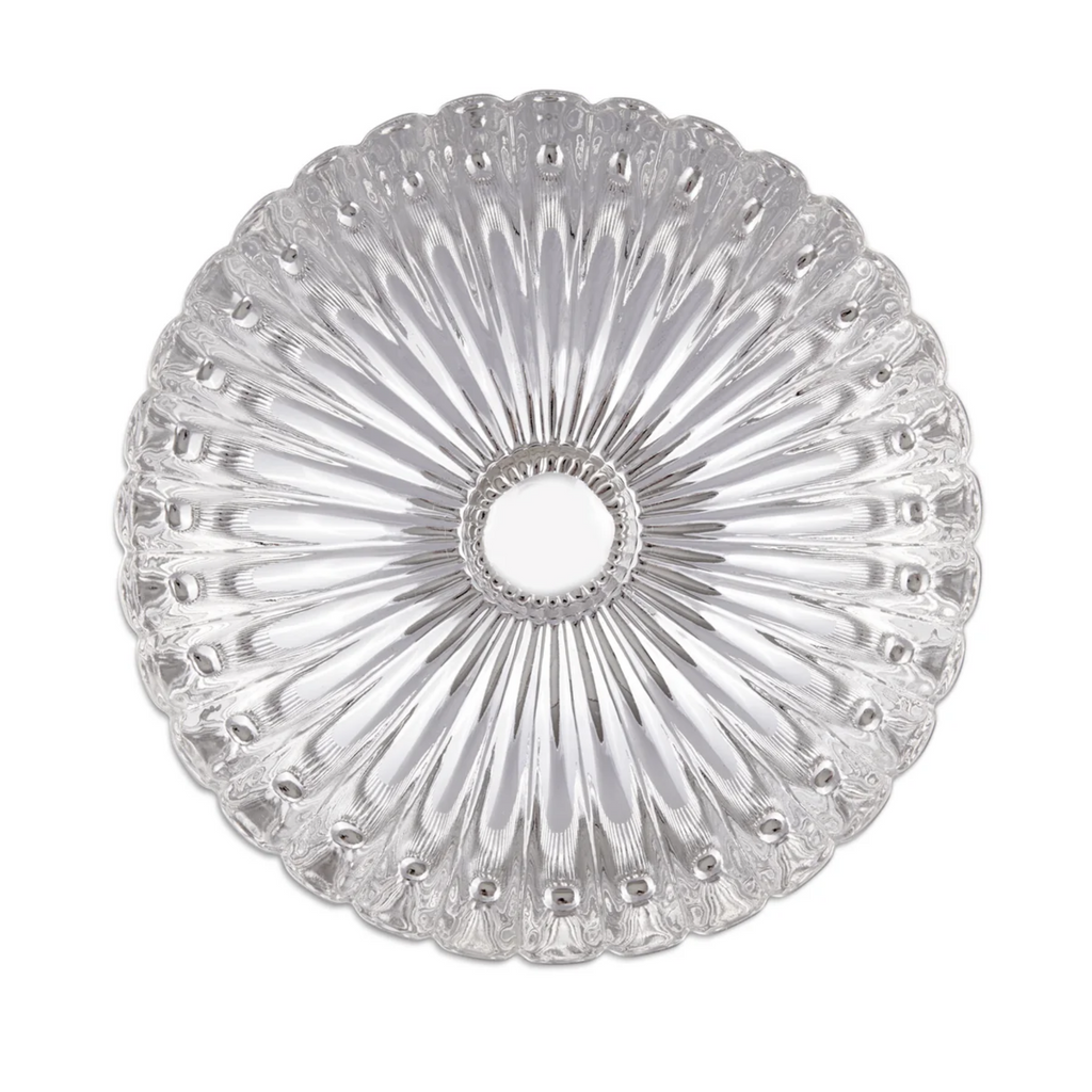 Large Silver Plated Fluted Bowl - The Well Appointed House