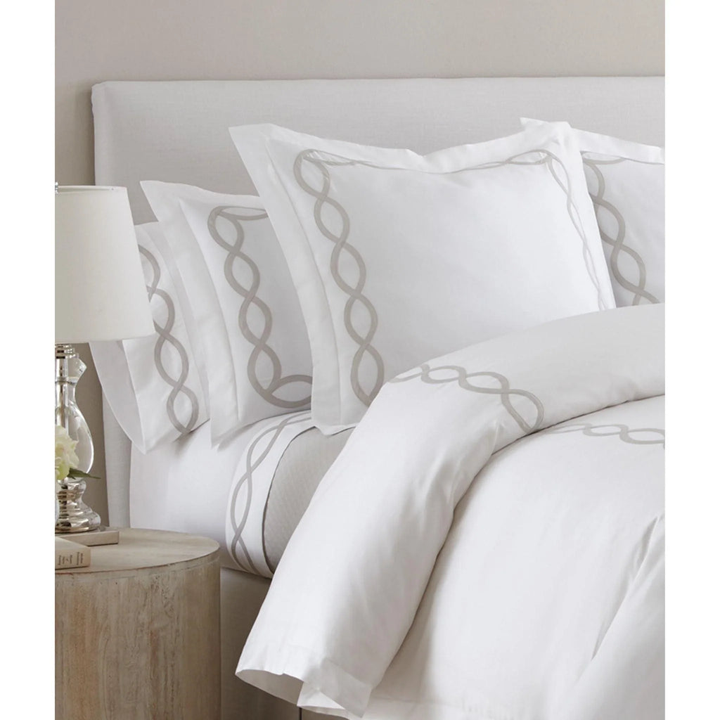 Leigh Modern Intertwining Tape Design Sheet Sets - Sheet Sets - The Well Appointed House