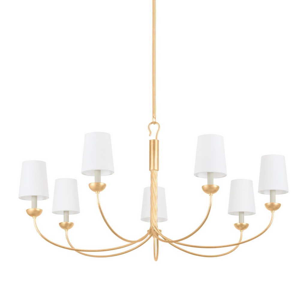 Large Montpelier Seven Lamp Chandelier - The Well Appointed House