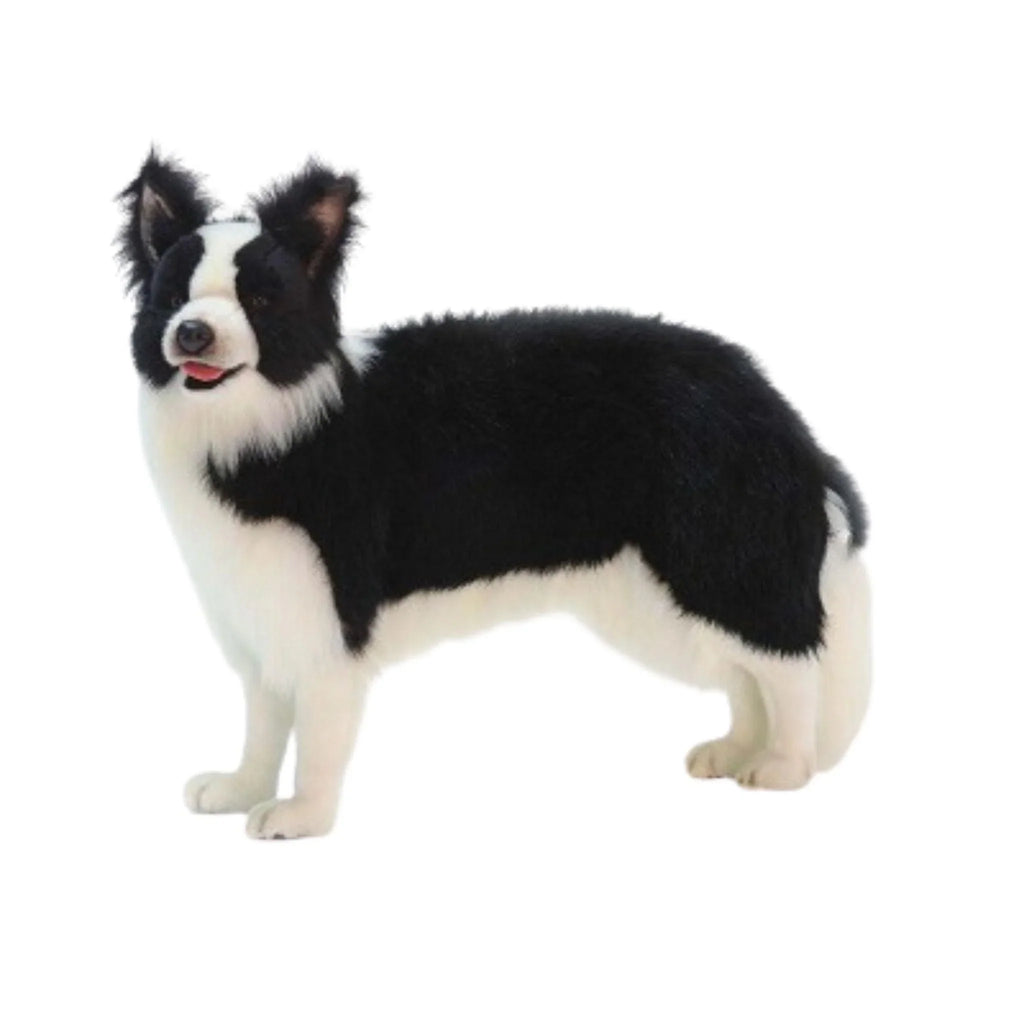 Lifesize Plush Border Collie Dog - Little Loves Stuffed Toys - The Well Appointed House