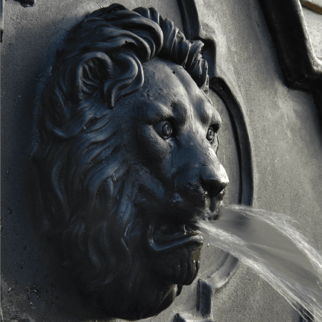 Lionhead Water Tank & Fountain - Fountains - The Well Appointed House