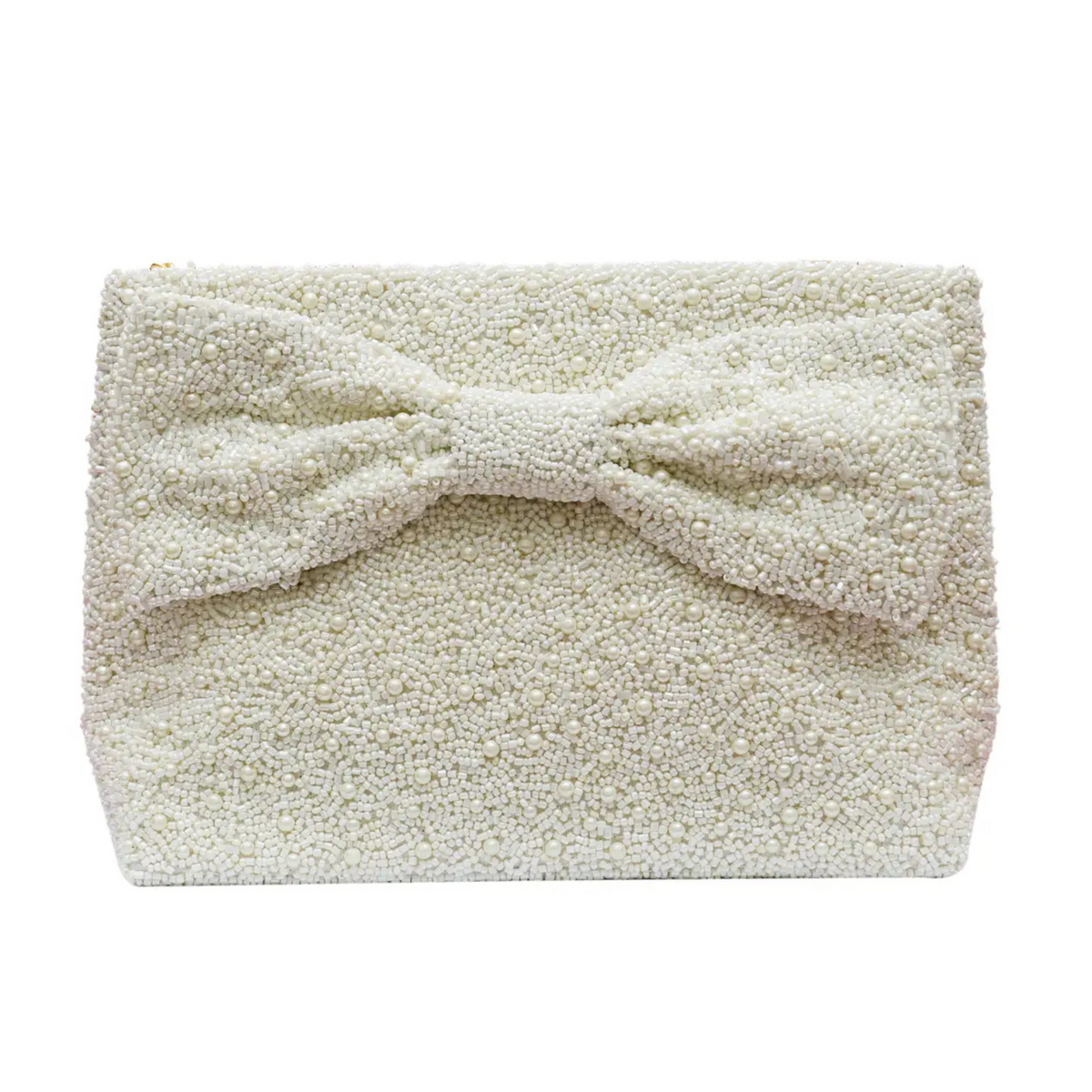Pearl Clutch with Pearl Detail main image 1