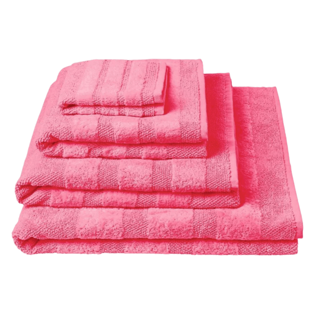 Luxurious 100% Cotton Pink Lotus Coniston Towels - Bath Towels - The Well Appointed House