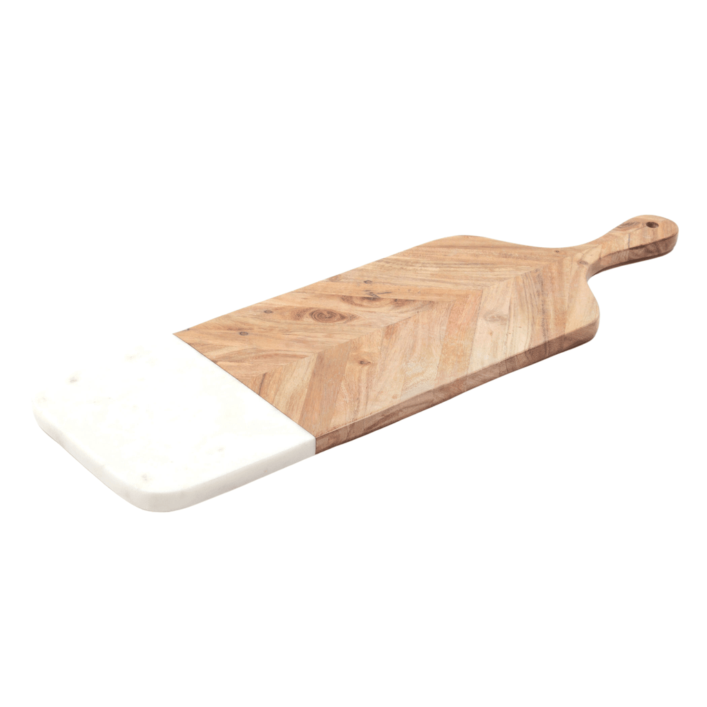 Marble & Wood Serving Charcuterie Board - Cutting & Cheese Boards - The Well Appointed House