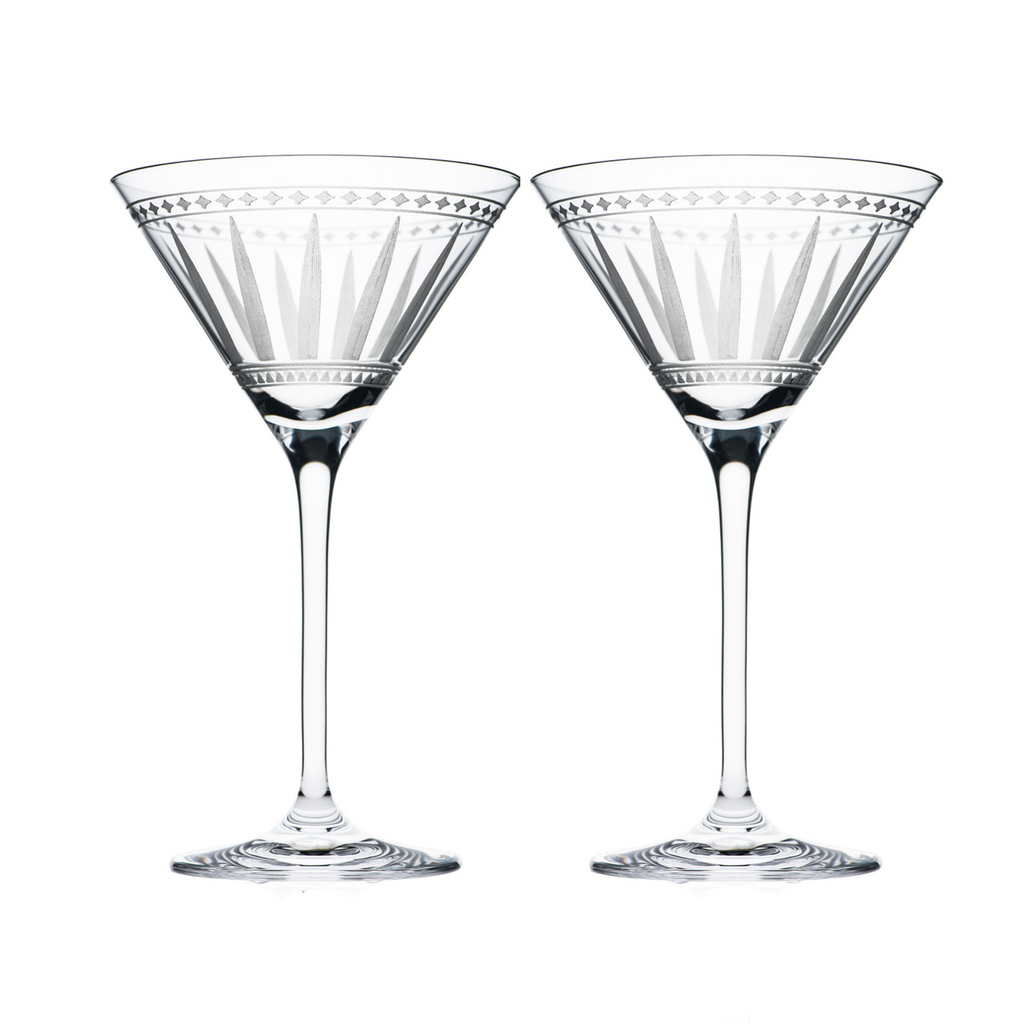 Set of Two Marrakech Martini Glasses - The Well Appointed House