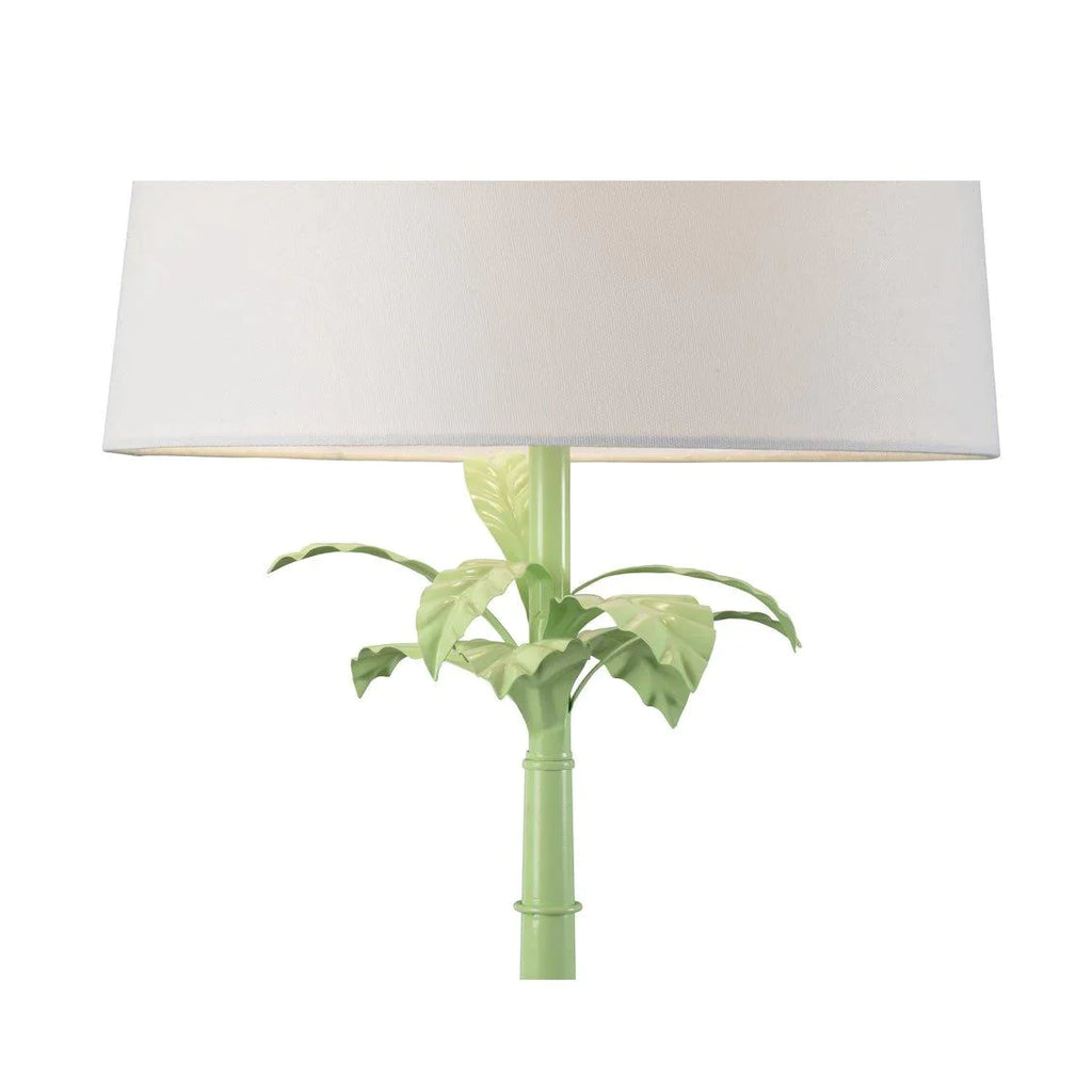 Meg Braff Green Palm Frond Table Lamp - Table Lamps - The Well Appointed House