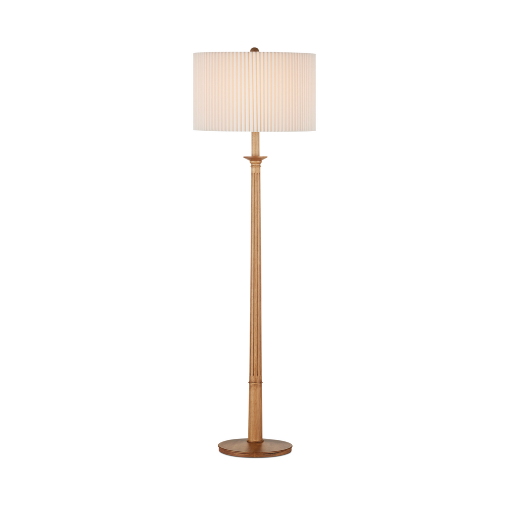 Milford Floor Lamp in Natural - The Well Appointed House 
