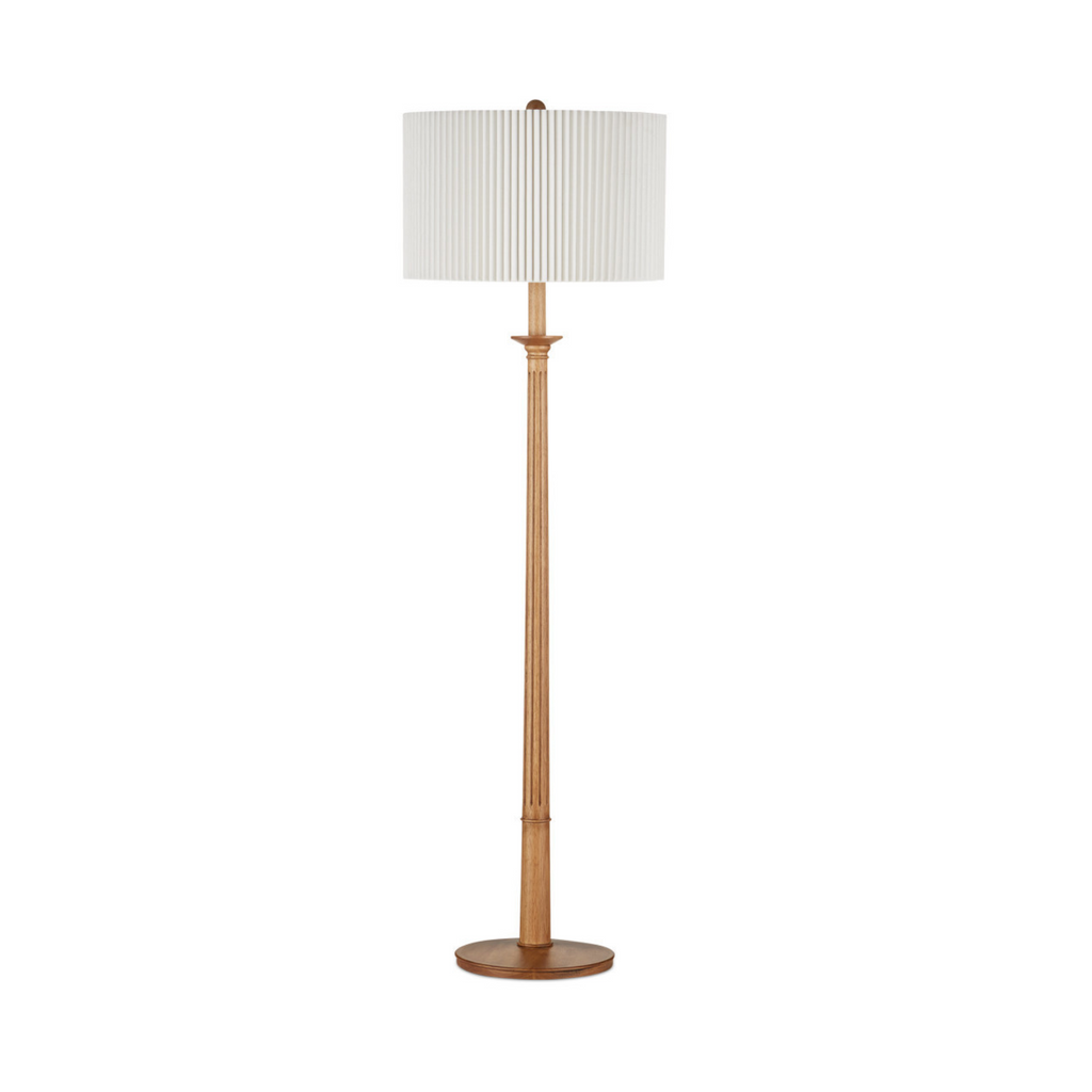 Milford Floor Lamp in Natural - The Well Appointed House 
