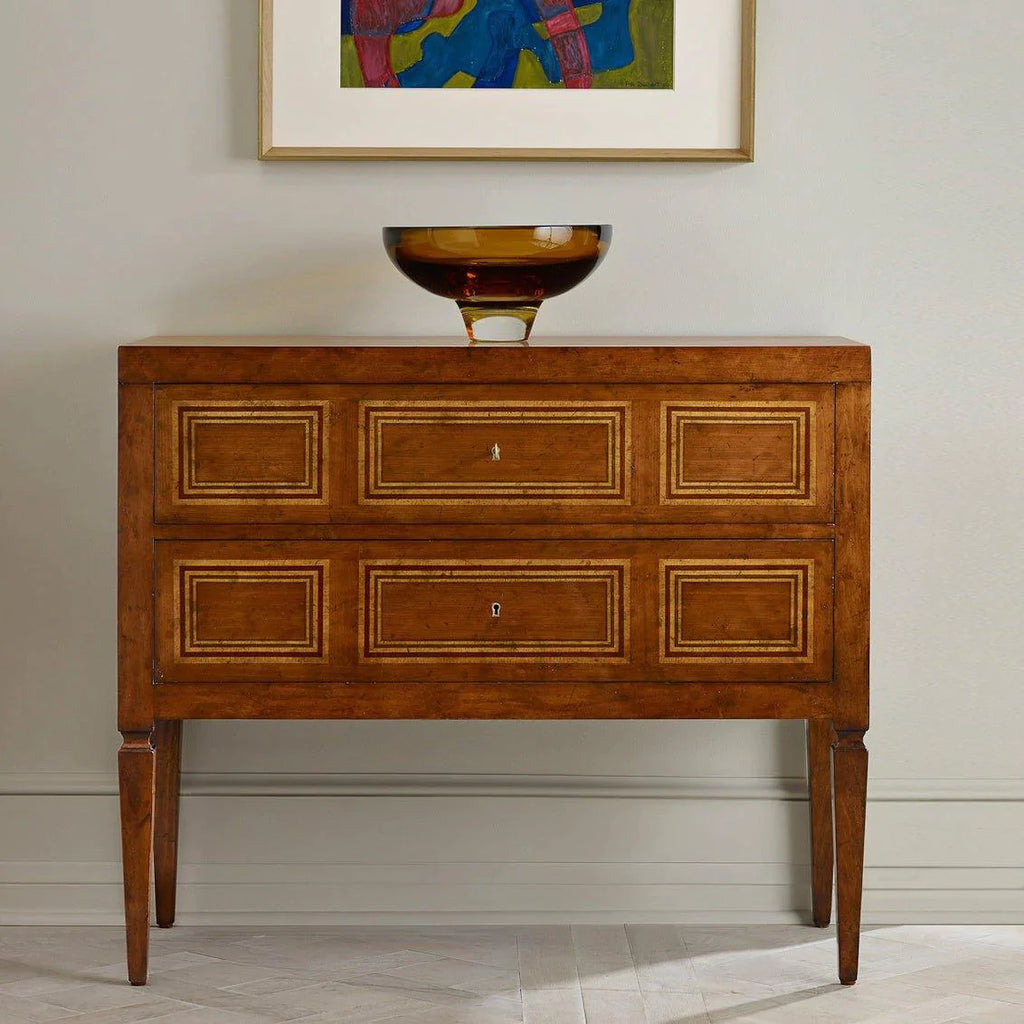 Modern History Milan Fruitwood Commode - Nightstands & Chests - The Well Appointed House