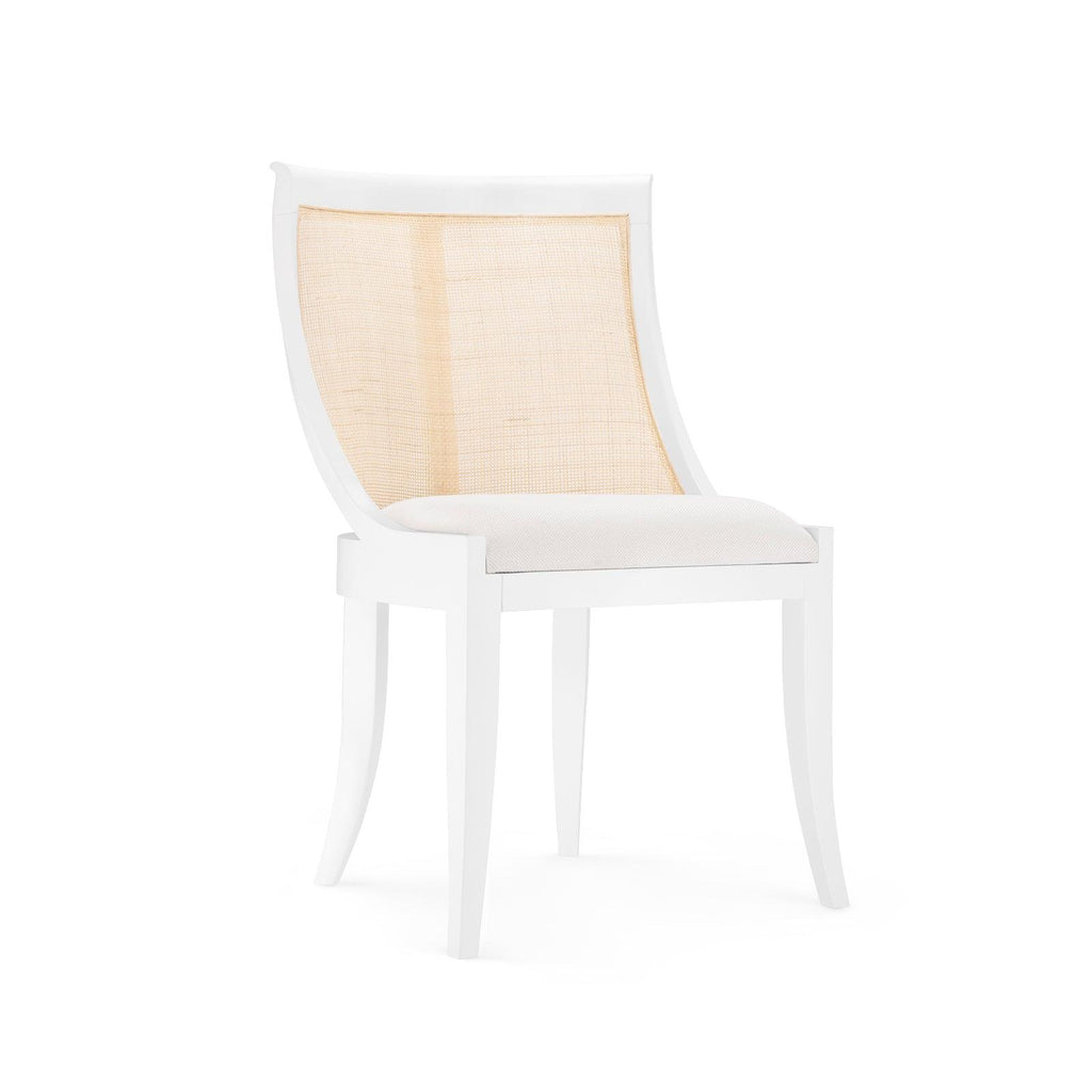 Monaco Armchair, Eggshell White - Dining Chairs - The Well Appointed House