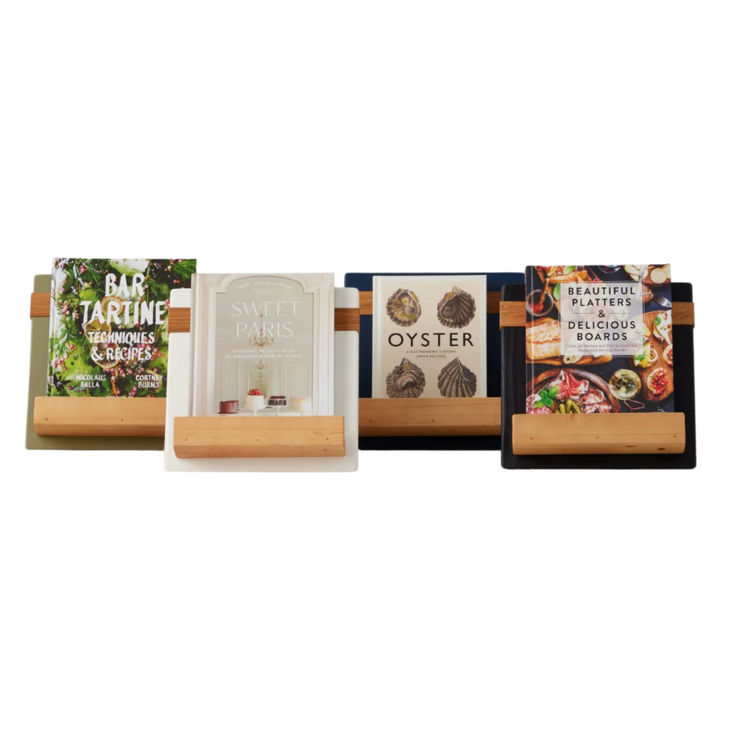 Navy Wood Mod Cookbook & Ipad Holder - The Well Appointed House
