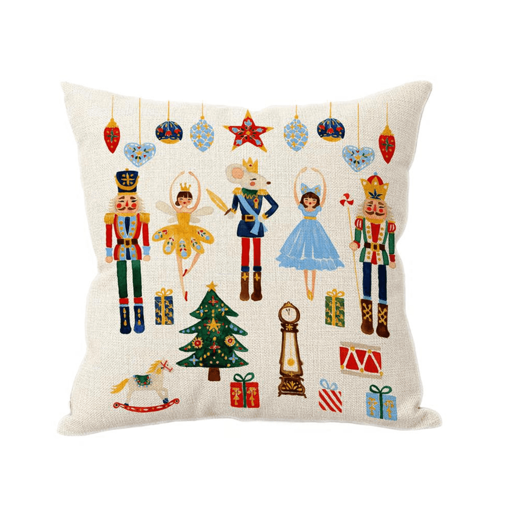 Nutcracker Suite Throw Pillow - Christmas Pillows - The Well Appointed House