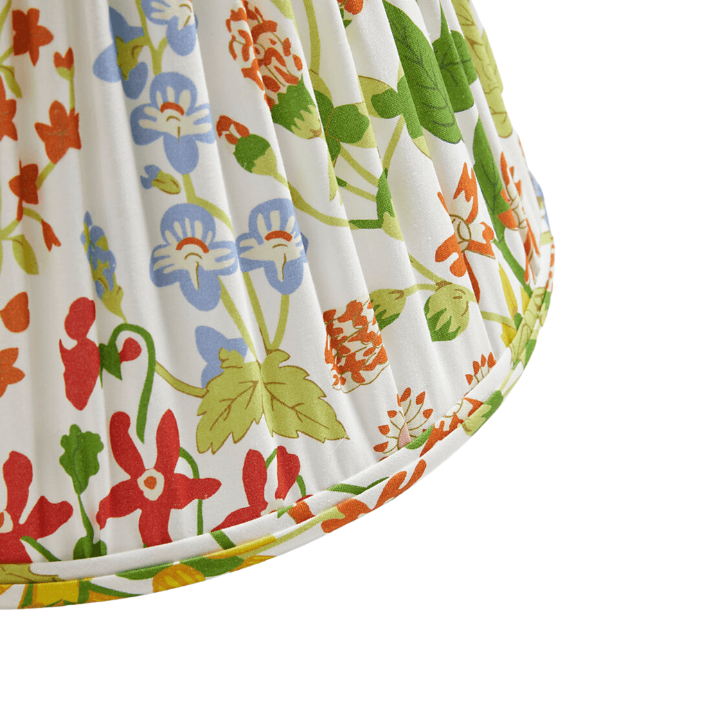 Nymph Floral Pleated Shade - Lamp Shades - The Well Appointed House