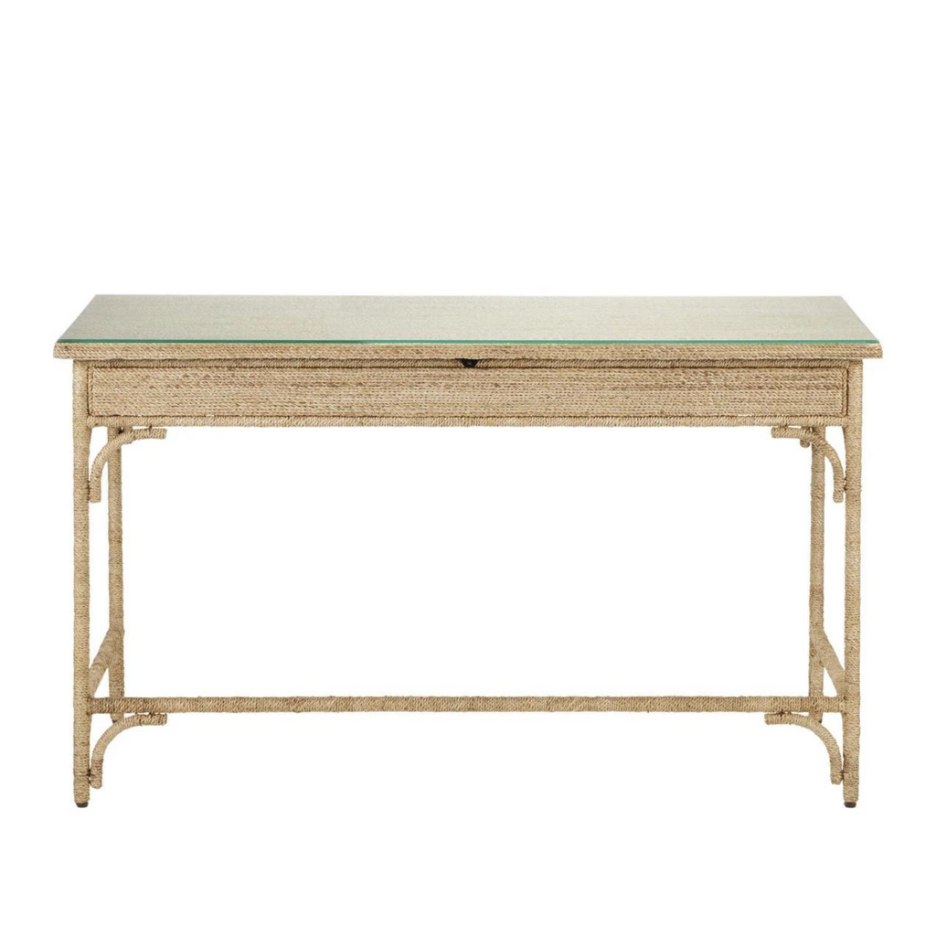 Olisa Rope Desk in Natural - The Well Appointed House