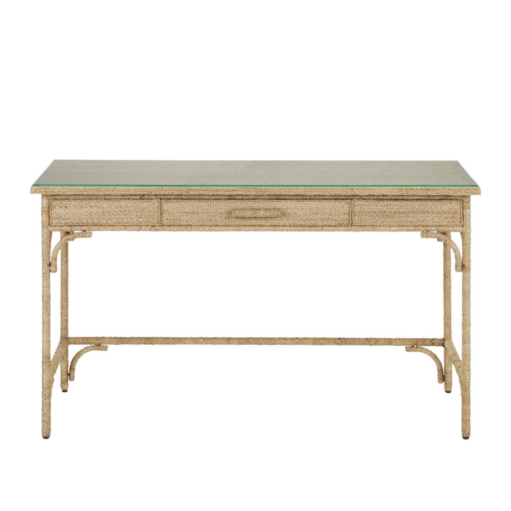 Olisa Rope Desk in Natural - The Well Appointed House