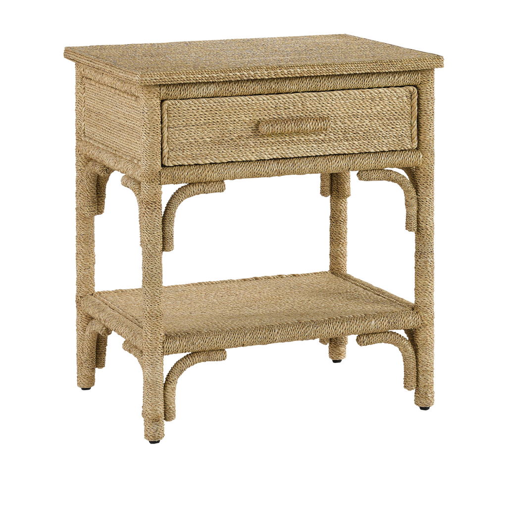 Olisa Rope Nightstand in Natural - The Well Appointed House 