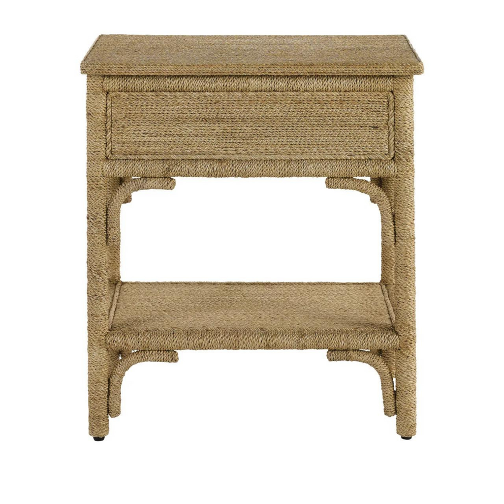 Olisa Rope Nightstand in Natural - The Well Appointed House 