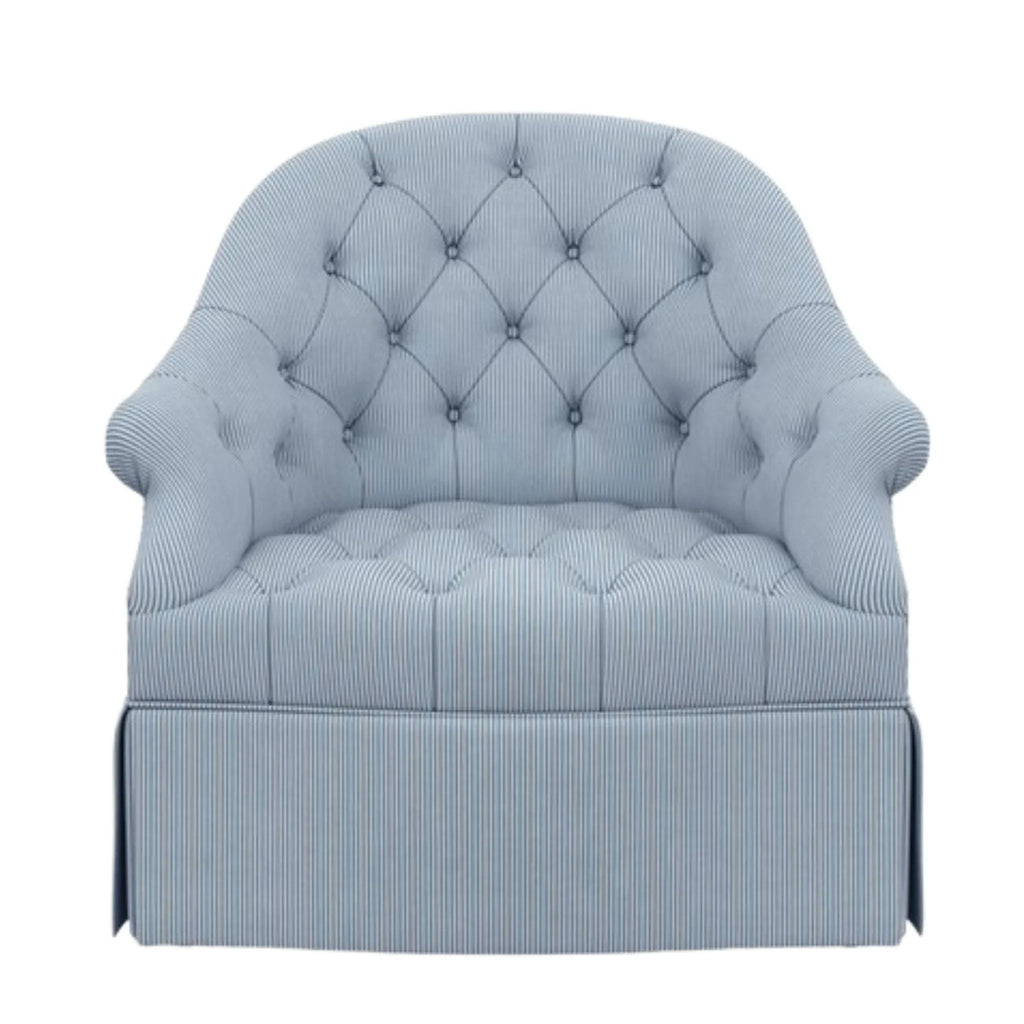 Olivia Skirted Chair - Accent Chairs - The Well Appointed House
