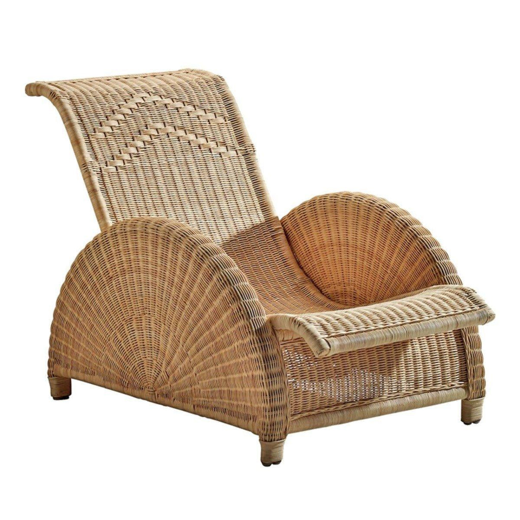 Outdoor AluRattan™ Curved Lounge Chair - Outdoor Chairs & Chaises - The Well Appointed House