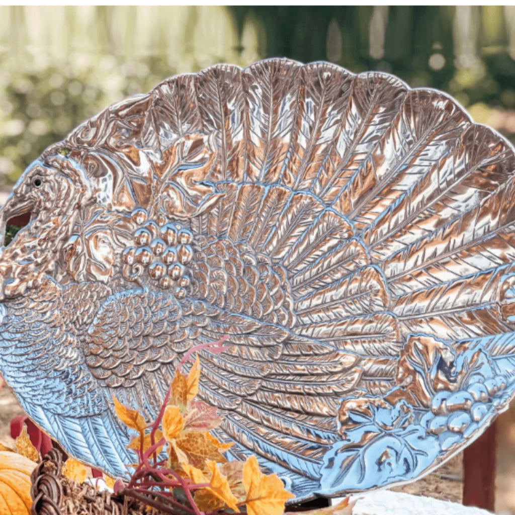 Oval Aluminum Turkey Platter Tray - Trays - The Well Appointed House