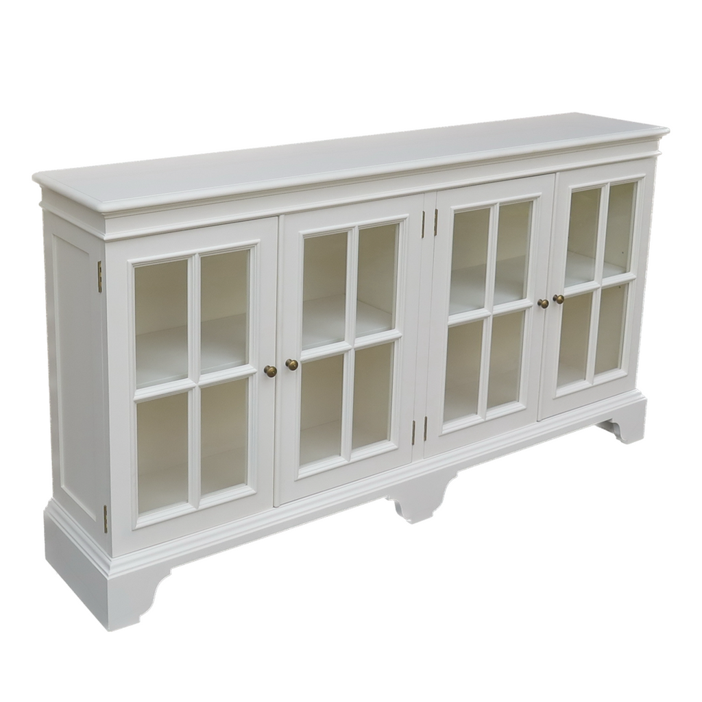 White Oxford Bookcase - The Well Appointed House