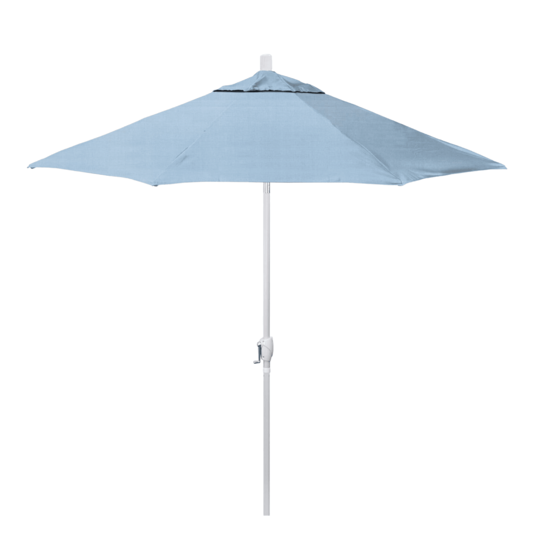 california umbrella patio market umbrella California Umbrella Pacific Trail 9' White Pole Umbrella in Air Blue