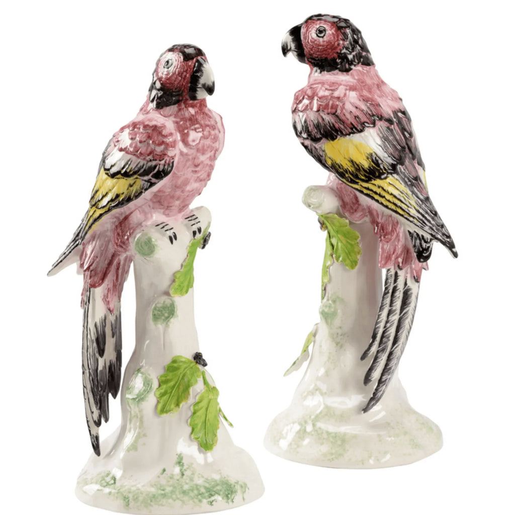 Pair of Large Ceramic Kenya Parrots - Decorative Objects - The Well Appointed House