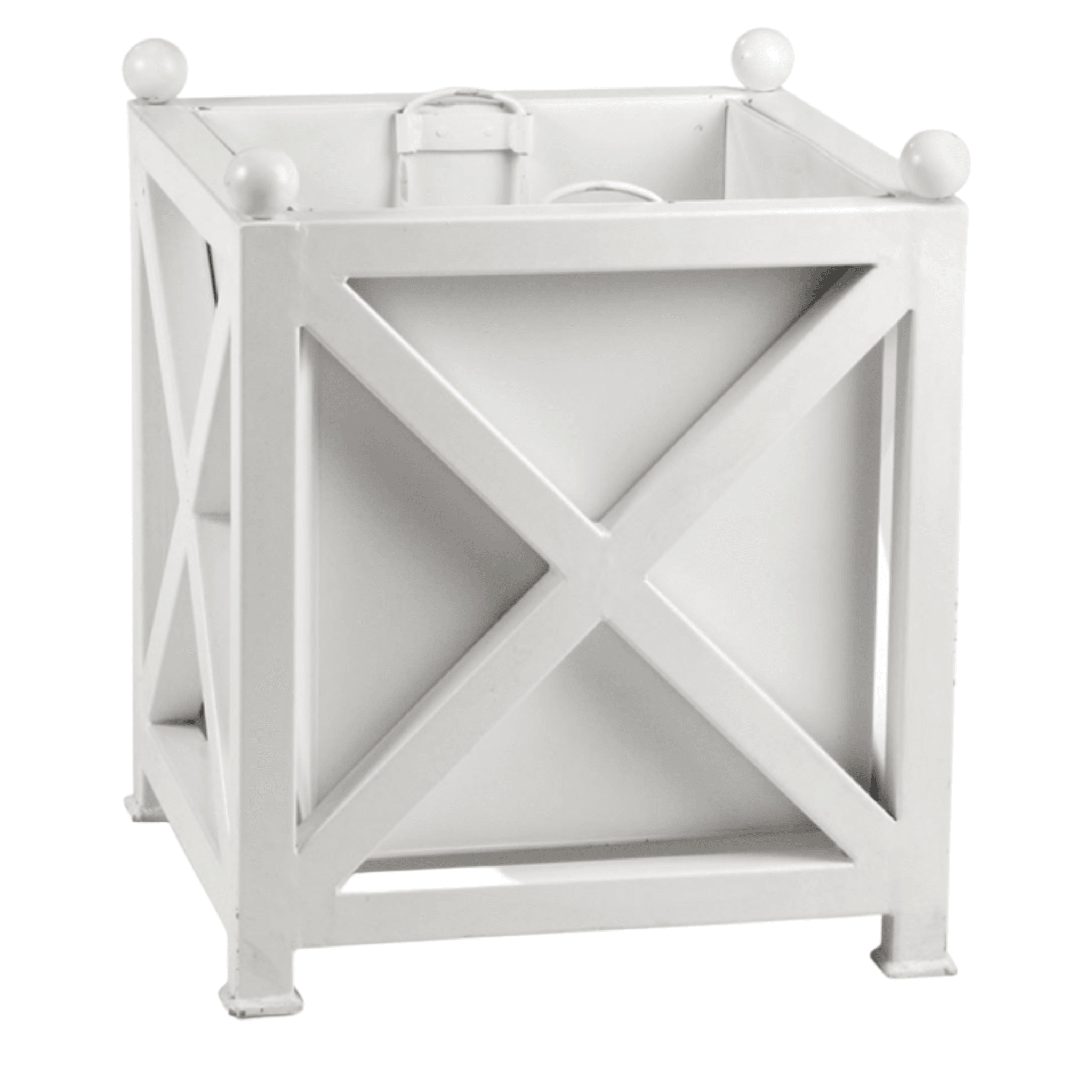 white box planters outdoor Paris Planter
