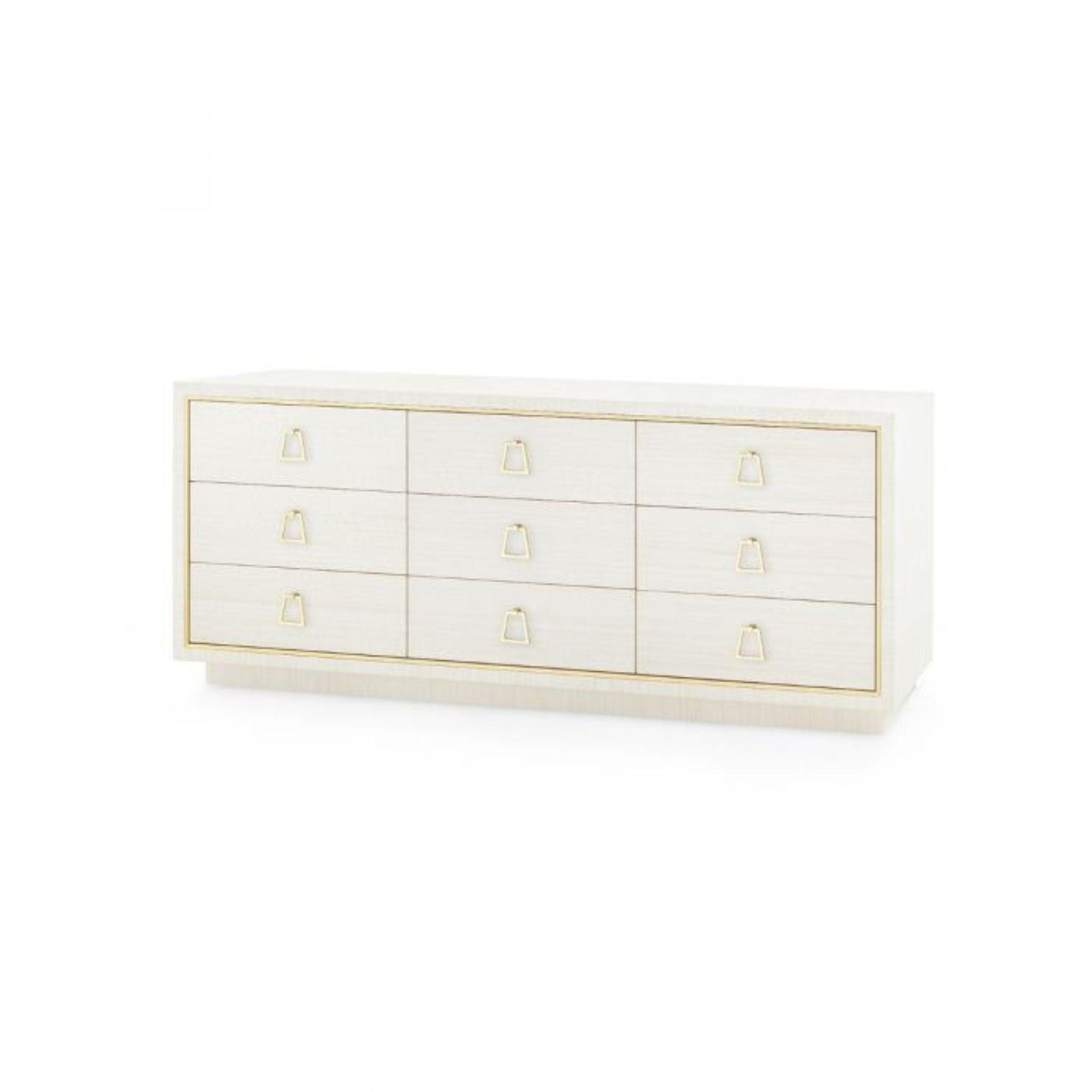 Parker Light Natural Shimmer Extra Large Nine Drawer Chest The Well Appointed House Parker Light Natural Shimmer Extra Large Nine Drawer Chest The Well Appointed House