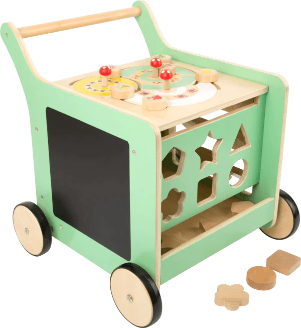 Pastel Green "Move It" Walker For Babies - Little Loves Walkers Wagons & Push Toys - The Well Appointed House