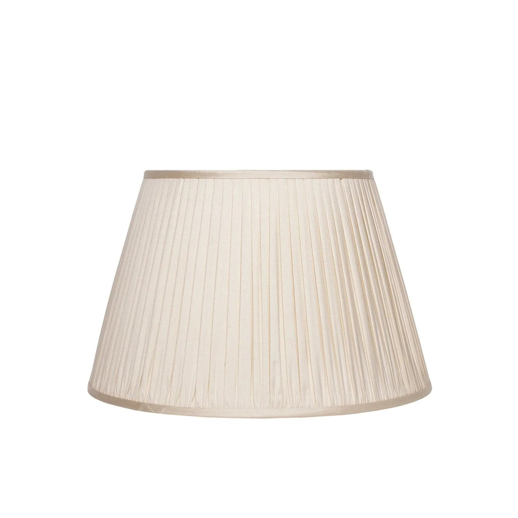 Pearl White Handblown Glass Lamp with Brass Accents - Table Lamps - The Well Appointed House