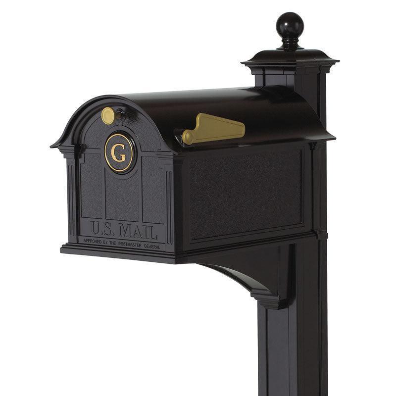 Personalized Mailbox Monogram & Post Package – Available in Multiple Finishes - Address Signs & Mailboxes - The Well Appointed House